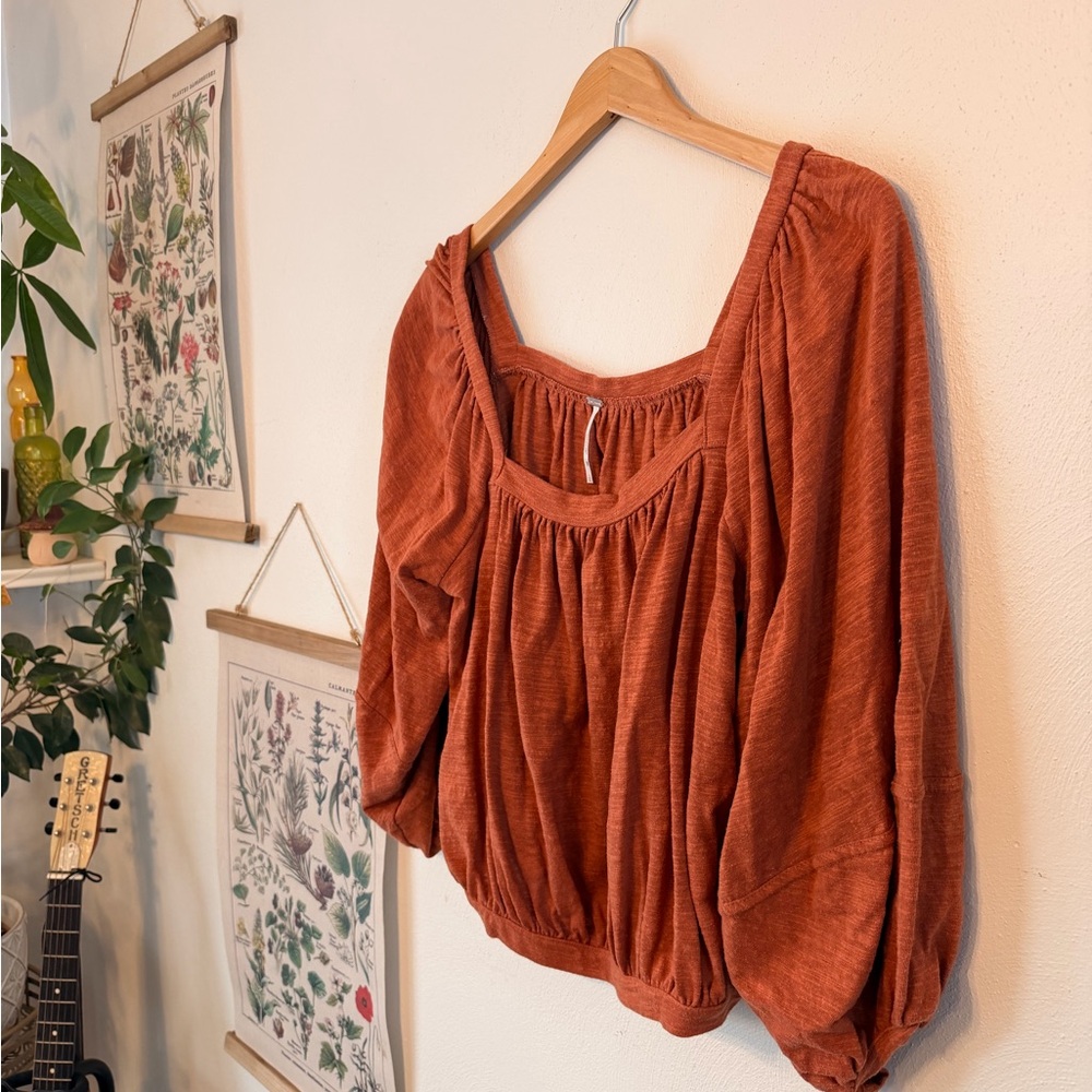 Free People - Large - Terracotta Blouse